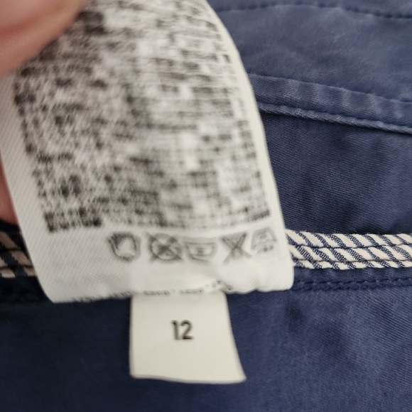 Uniqlo Men’s Dual-Tone Blue Windbreaker Jacket Sz M Lightweight Hooded Outerwear - Picture 6 of 13